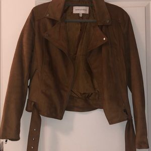Suede brown jacket